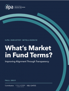 ILPA Private Market Fund Terms Survey -
